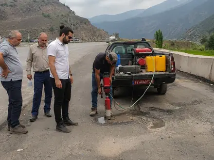 مغزهگیری از روسازی برای کنترل کیفیت